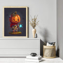 11CT 3 Beach Full Embroidery Pumpkin Cotton Print Cross Stitch Home Decoration
