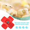 12pcs Chicken Drinker Feeder Automatic Quail Water Nipple Drinking for Poultry