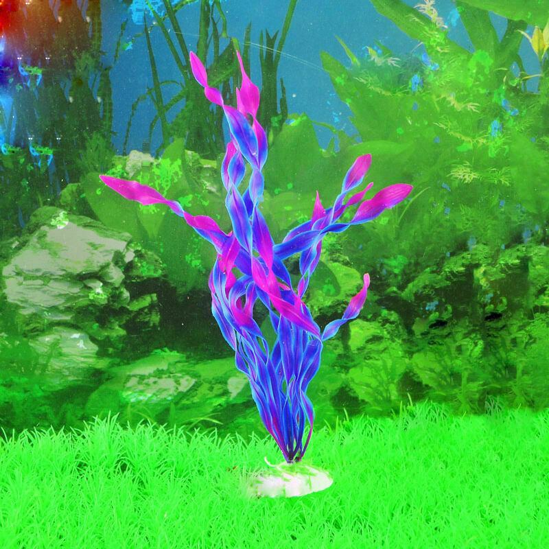 Plastic Grass Aquarium Water Weed Ornament Underwater Dec F R9D6 Plant Tank B2N7