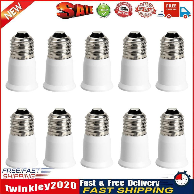 E27 Lamp Holder Rotary Adjustable LED Light Bulb Socket Adapter (10pcs) Newly