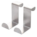 Cabinet Draw Organizer Holder Z-shape Stainless Steel Clothes Hanger Door Hook