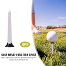 10pcs Golf Ball Holder Rubber Cushion Tee Plastic Golf Tees Training Aids