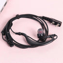 G Shape 2 Pin PPT Mic K Type Earpiece Noise Anti Headset Earphone for Kenwood