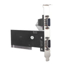 PCI Serial Port Card PCI to COM 9 Pin RS232 DB9 Desktop Expansion Cards Newly