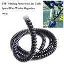 M365 90cm Line Cable Elastic Spiral Wire Winder Organizer Winding Protection