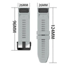 Replacement Silicone Band for Garmin Fenix 6X 5X 3 D2 Tactix Bravo (Grey) Newly