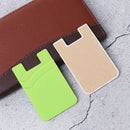 Adhesive Silicone Universal Phone Card Holder Wallet Case Card Pocket Elastic
