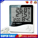 HTC-2 Digital Thermometer Hygrometer Electronic Temperature Humidity Meter