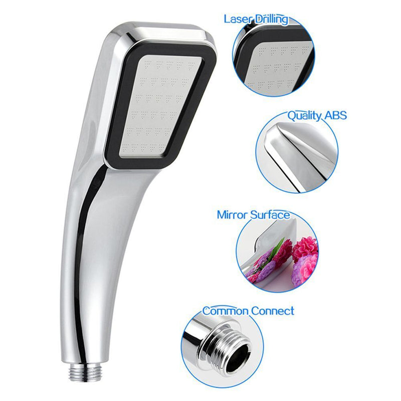 Water Saving Rainfall Shower Hose Shower Holder Handheld Shower Head Set
