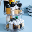 Rotating Kitchen Spice Storage Rack Bottle Shelf (Small Double Layers) Newly