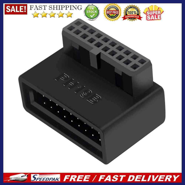 USB 3.0 19P 20P Connector 90 Degree PC Motherboard Chassis Front Seat Converter