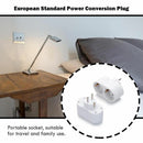 Travel Plugs European Conversion Plug 1 to 2 Way Socket Adapter EU Standard