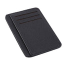 Fashion Women PU Litchee Pattern Solid Color Card Holder Casual Men Coin Purse