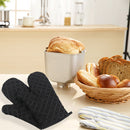 Kitchen Oven Silicone Baking Gloves Household Non-Slip Thickened Cooking Glov