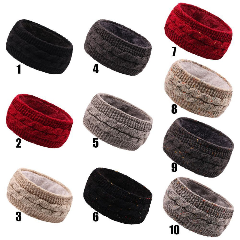 Woolen Turban Headwraps Knitting Headband Hair Band Headwear Ear Warmer
