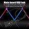 10 RGB Sync HUB Splitter Extension Cable for Motherboard RGB Fan (5V 3Pin) Newly