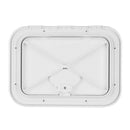 White Deck Plate 270*375mm Access Hatch Cover Marine Boat RV Deck Cover Lid