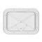 White Deck Plate 270*375mm Access Hatch Cover Marine Boat RV Deck Cover Lid