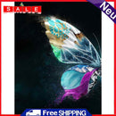 Wall Art Pictures Posters Color Butterfly Oil Paint Painting Bedroom Ornaments