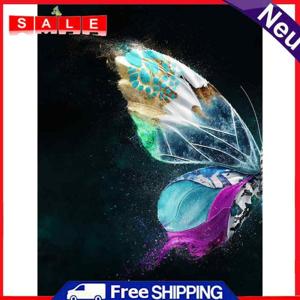 Wall Art Pictures Posters Color Butterfly Oil Paint Painting Bedroom Ornaments