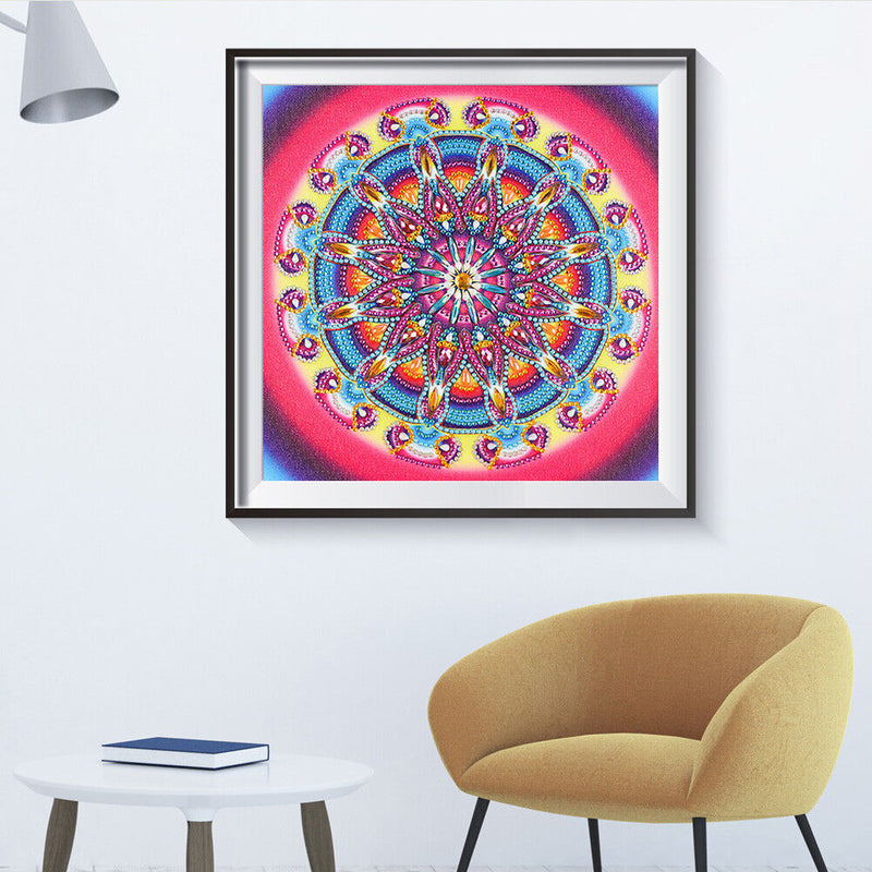 Mandala Part Special Shaped Diamond Painting Rhinestone Artwork Home Wall Decor