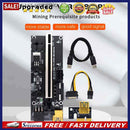 For Mining PCIe Riser VER009S Plus PCI Express 1x to 16x GPU Extender Adapter