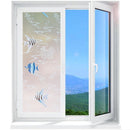 45x100cm Tropical Fish PVC Glass Window Film Stickers Shading Home Decor Newly