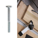 T-tracks Jig Woodworking Home Improvement Chute Slider Screws Miter Bar Screw