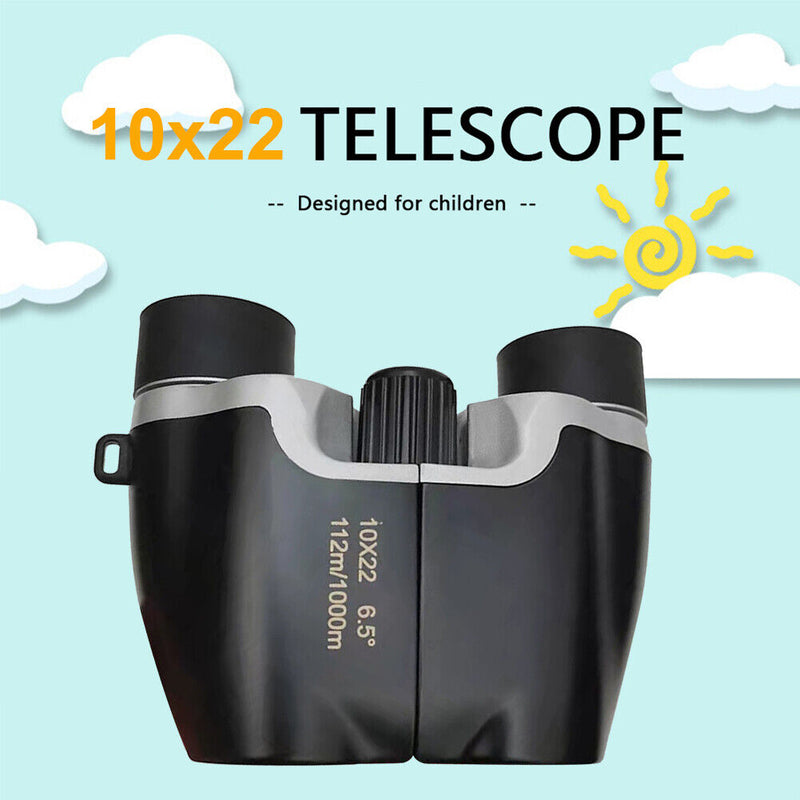 #A 10X22 HD High Power Telescope Portable Children Outdoor Camping Binoculars