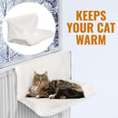 Cute Cat Hammack Kitten Hanging Sleeping Bed Seat Window Sill Nest (White)