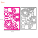 Metal punching stencil for scrapbooking, embossing, photo album, decoration, crafting,