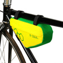 Waterproof Bike Triangle Bicycle Frame Front Tube Bags (Yellow Green) Newly