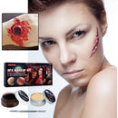SFX Makeup Kit with Double-Ended Scraper Wound Cosmetic for Fun Themed Parties
