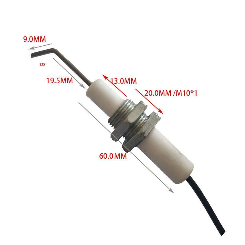 Electrode Thread Ignition Spark Plug Wire Gas Stove Heater Electronic Device