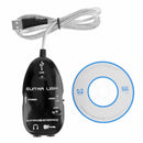 Guitar to USB Sound Player Sound Card Effector Link Audio Cable (Black)