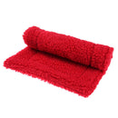 Plush Pet Hamster Cushion Mat Squirrel Warm Blanket Guinea Pig Bed Pad(Red)