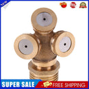 Adjustable Mist Nozzle Thread Brass Garden Water Cooling Sprinkler(3 Holes)