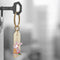 4pcs Mosaic Diamond Painting Keychain 5D DIY Rhinestone Keyring Kit (AA934)