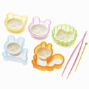 Torune Japan Mama's Assist Bento Assistant Cute Animal Shaped Cutter Set