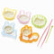 Torune Japan Mama's Assist Bento Assistant Cute Animal Shaped Cutter Set