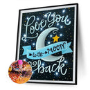 Diamond Painting 5D DIY Love You Full Round Drill Rhinestone Picture Kit