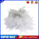 4m LED Snowflake Icicle Lamp Curtain String Lights Christmas (US Colorful)