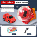 Mini Remote Control 2.4G Wrist Watch Racing Car 4CH RC Vehicle Toys (Red)