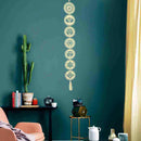 Energy Symbols Crafts Pendant Wooden Discs Hanging Wall Decoration Ornament G7T3