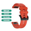 Silicone Strap for Garmin Fenix 7/6 Pro/5 22mm Sport Watch Bracelet (Red) Newly