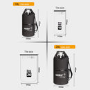 Waterproof Bucket Dry Bag Swimming Kayak Trekking Drift Sack (Black 10L) Newly