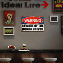 Warning Sheet Metal Drawing Metal Painting Tin Wall Home Poster Bedroom Sign