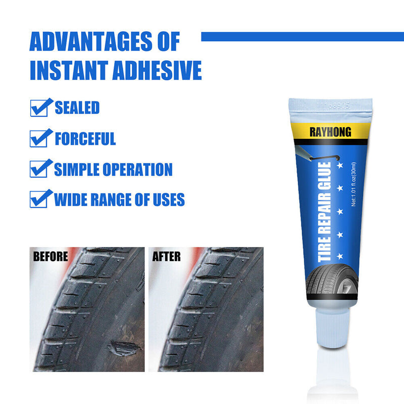 30ml Auto Adhesive Tire Repair Glue Sealer Caulk Tyre Crack Repairing Glue Newly