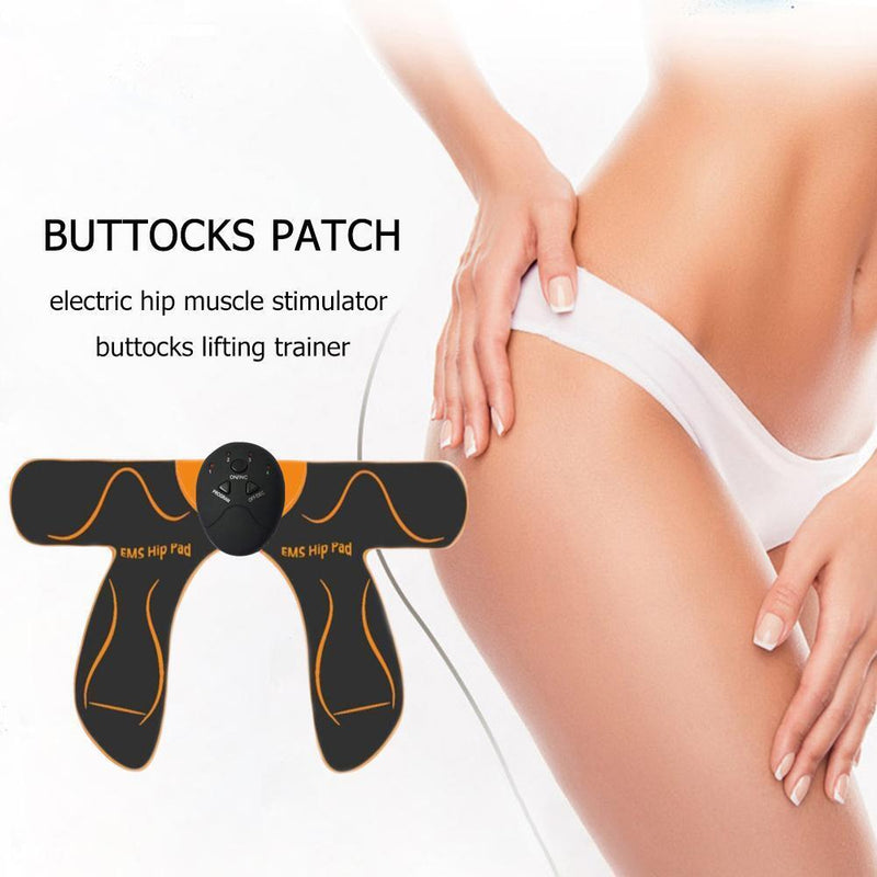 Hip Trainer Buttock Tighter Lifter EMS Vibration Muscle Stimulator (Orange)
