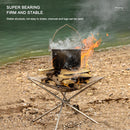 Portable Outdoor Camping Fire Rack Grill Folding Barbecue Grill Bonfire Stove